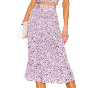 Revolve x Nicholas Smocked Midi Skirt